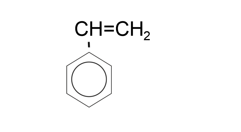 Стирол название соединения. Винилбензол структурная формула. Стирол винилбензол формула. Стирол строение молекулы. Стирол формула химическая.